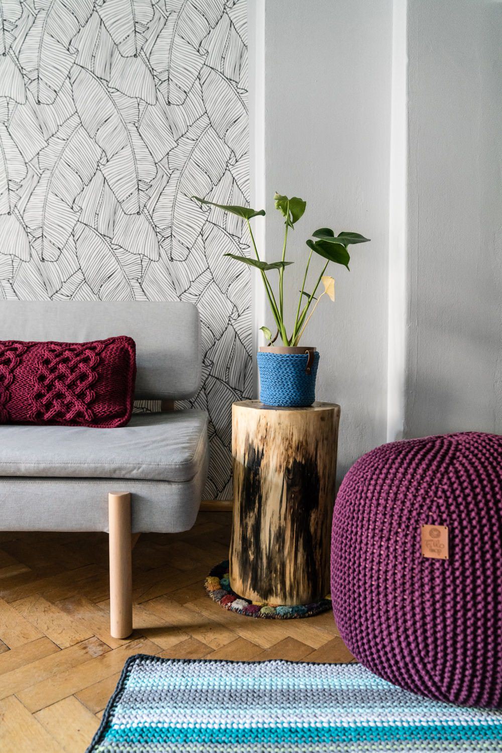 ترکیب رنگ و کاغذ دیواری در منزل