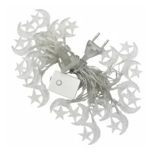 ریسه ال ای دی طرح ماه و ستاره برفکی کد ps334 طول 5 متر