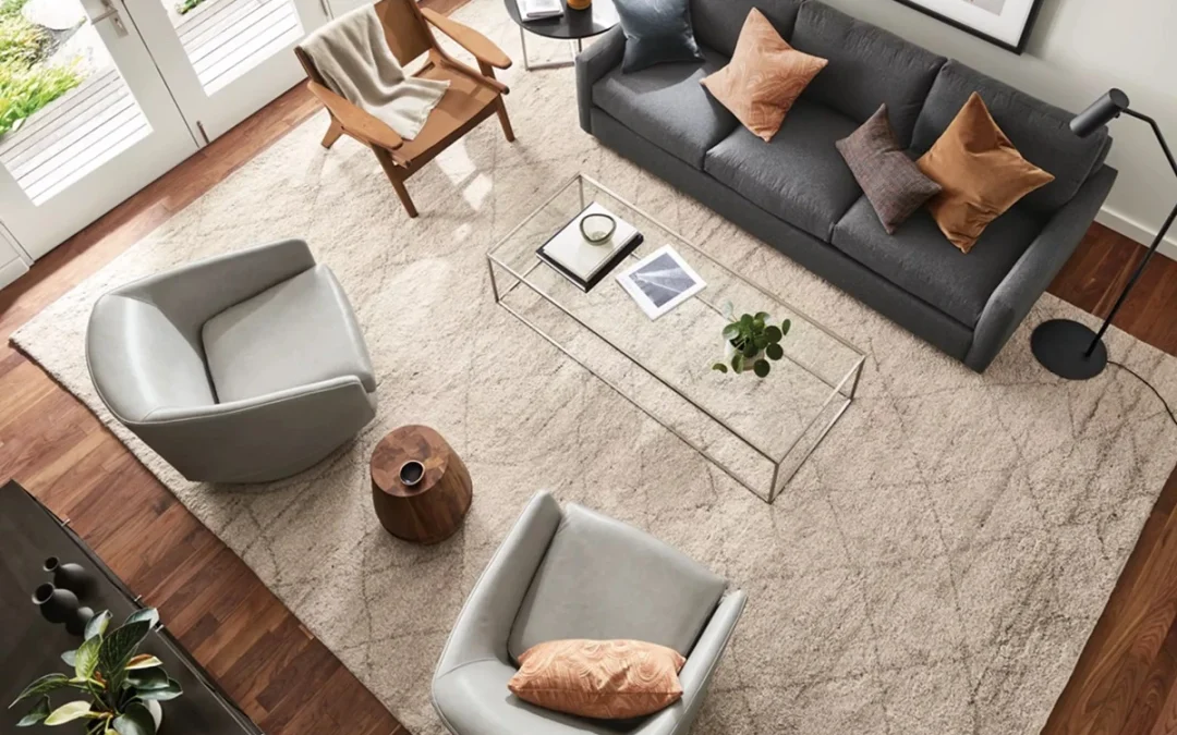 ابعاد مناسب فرش