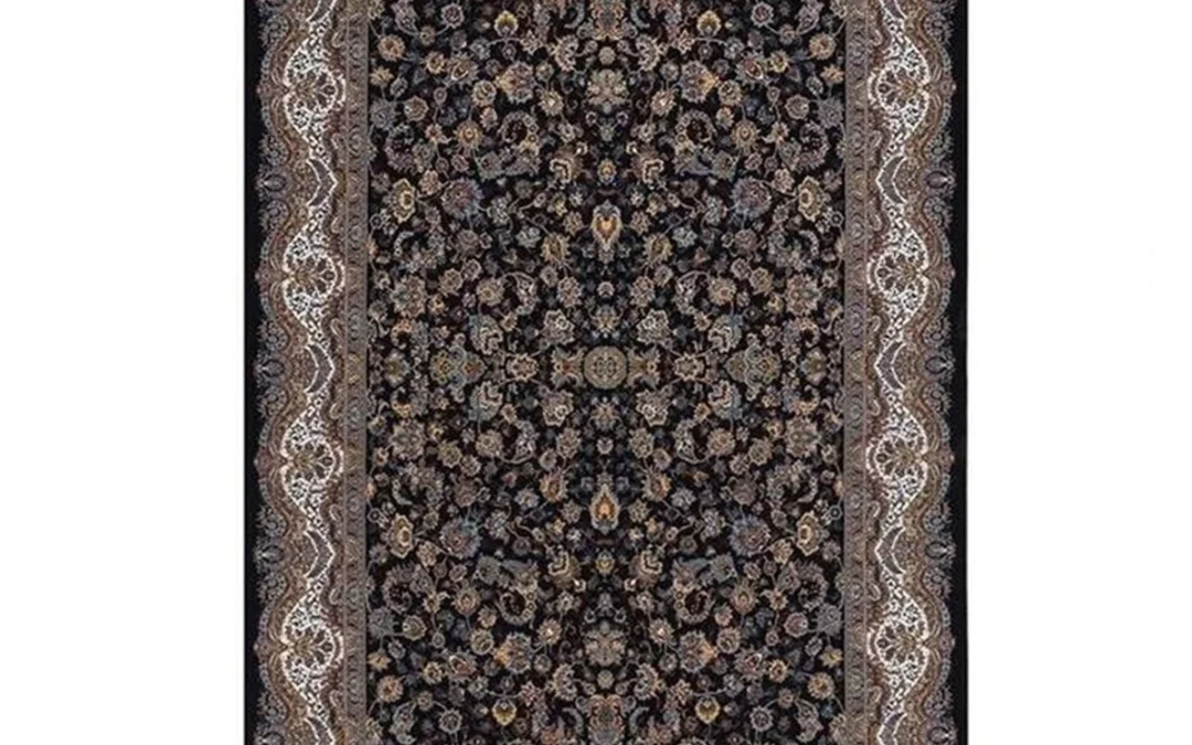 ایده دکور با فرش سرمه ای