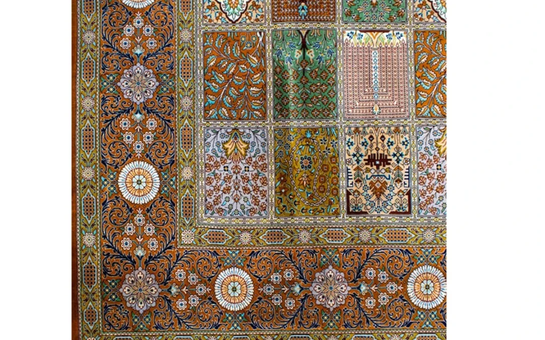 ایده های دکور با فرش خشتی