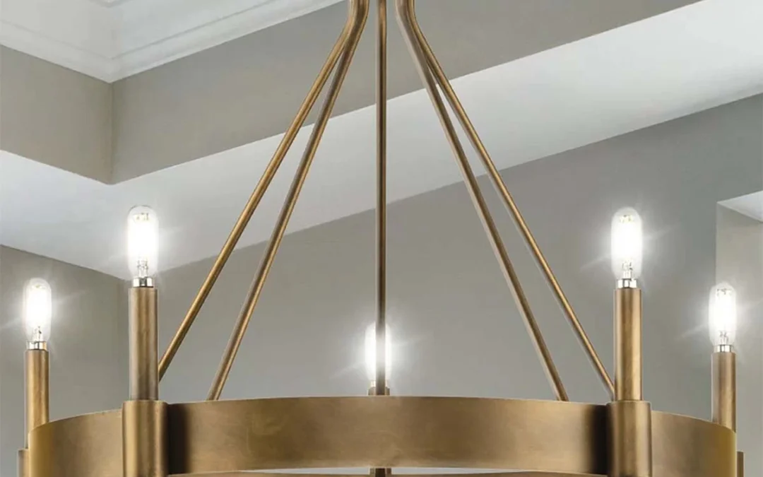 ایده های دکور با لوستر برنزی