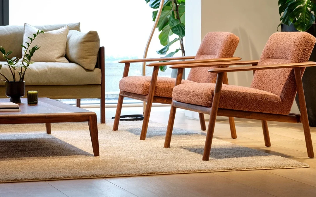 صندلی راحتی چوبی