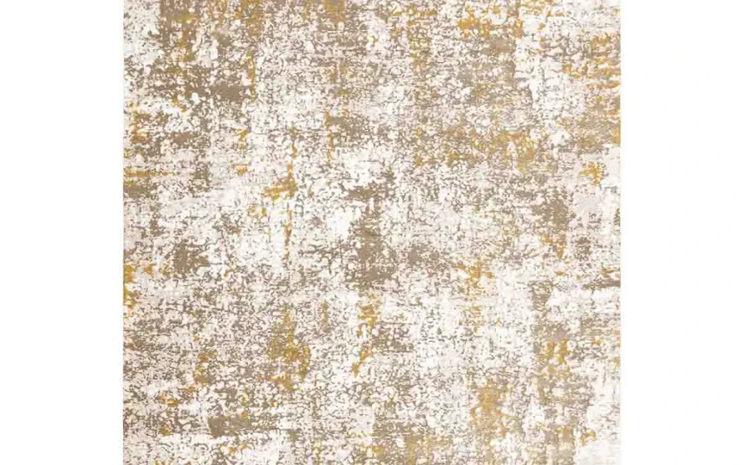 فرش کرم طلایی وینتیج