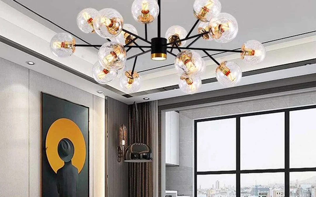 لوستر مدرن فلزی