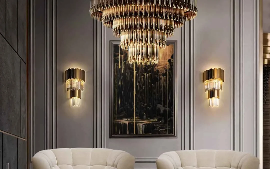 لوستر کلاسیک پذیرایی