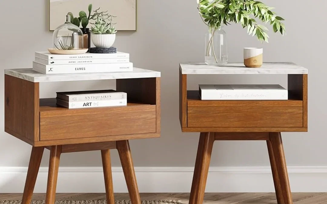 میز کنار مبلی کشودار