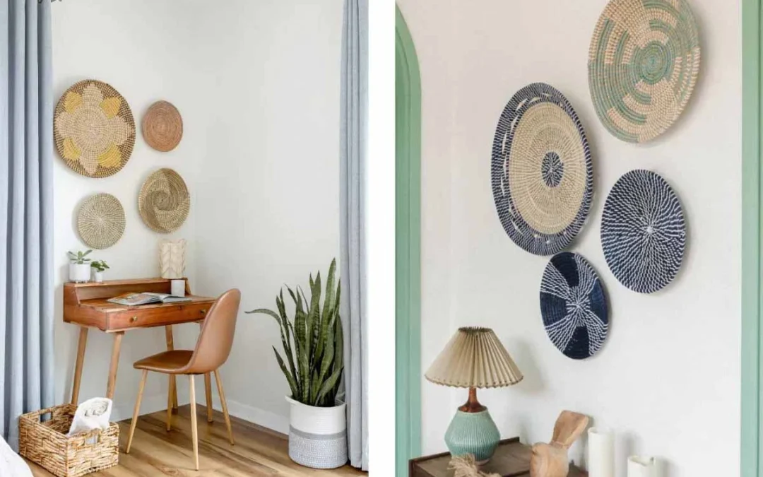 نصب دیوارکوب حصیری در بخش های مختلف خانه