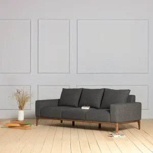 مبل راحتی سه نفره شاهان دکور مدل ملینا 3