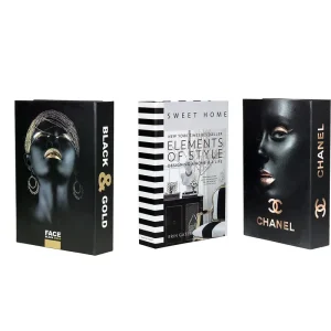 دکوری مدل کتاب کد LIFE SYLE 303 مجموعه 3 عددی