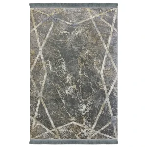 فرش ماشینی اولیا کد 9506 زمینه طوسی