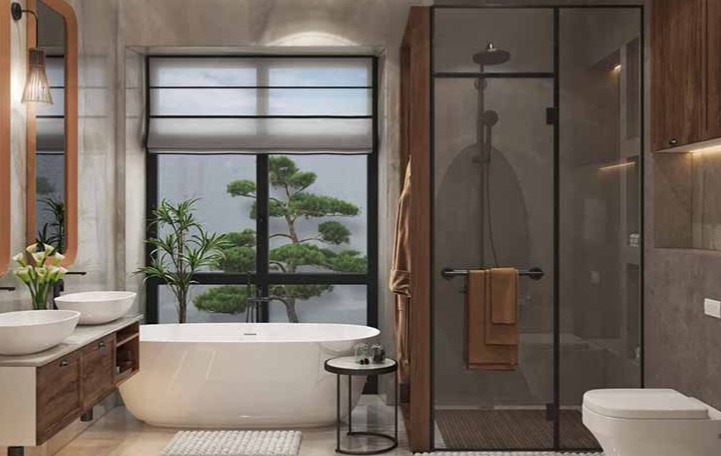 حمام مستر شیشه ای