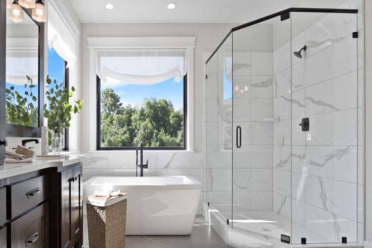 حمام شیشه ای مستر