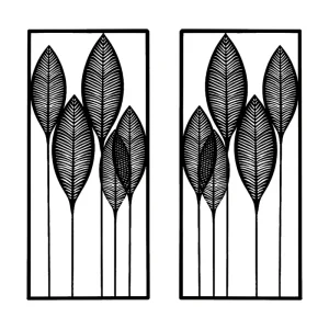 دیوارکوب مدل برگ کد DM-0002 بسته 2 عددی