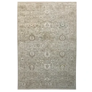 فرش ماشینی 500 شانه فرش مهدیان زمینه نسکافهای حاشیه کرم کد 1053