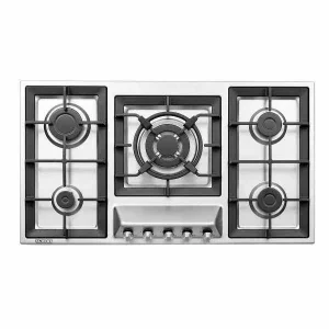 اجاق گاز صفحهای پنج شعله استیل البرز مدل S5960i