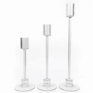 شمعدان مدل ارمغان مناسب برای شمع استوانهای مجموعه 3 عددی