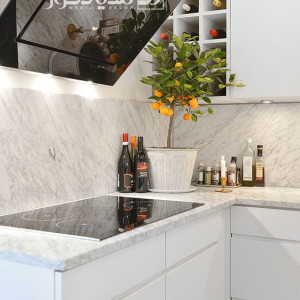 کابینت مدرن سفید