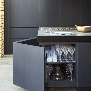 مدل کابینت مدرن با رنگ مشکی