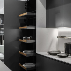 کابینت مدرن طوسی جا دار