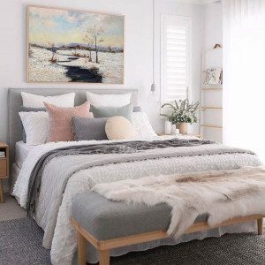 اتاق خواب طوسی وصورتی