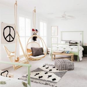 دکوراسیون اتاق خواب دخترانه شیک و ساده