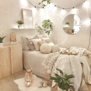 دکوراسیون اتاق خواب ساده و شیک و رومانتیک