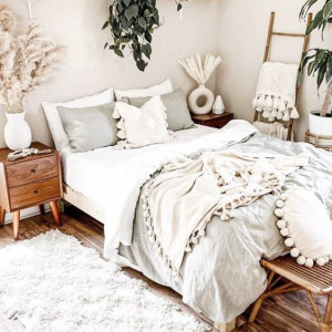 دکوراسیون اتاق خواب جوان بوهمیان