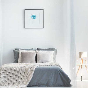 دکوراسیون اتاق خواب ساده و شیک سفید مدرن