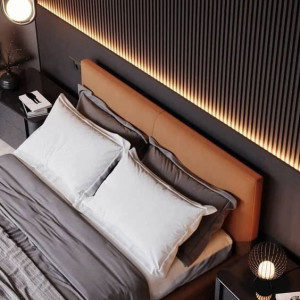 نور مخفی اتاق خواب مدرن