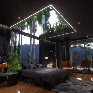 اتاق خواب مدرن لوکس برای ویلا