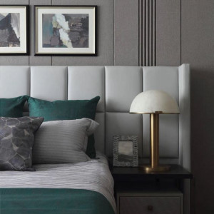 اتاق خواب مدرن طوسی و سبز