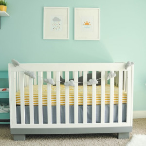 دکوراسیون اتاق نوزاد پسر سبز ابی مدرن و شیک