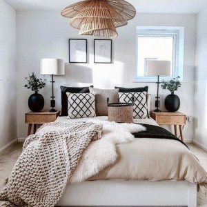 دکوراسیون اتاق خواب مهمان شیک