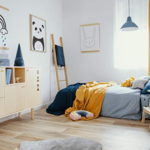 دکوراسیون اتاق خواب پسرانه کودک سفید مینیمال مدرن با تم حیوانات