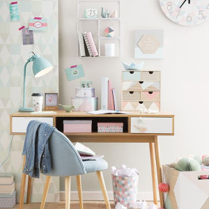 میز تحریر اتاق خواب دخترانه بزرگسال