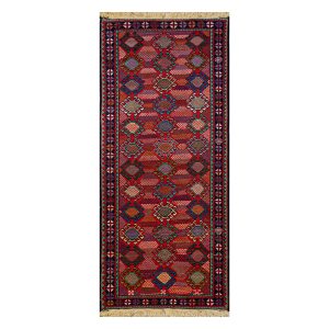 گلیم دستبافت کناره یک و نیم متری مدل ورنی