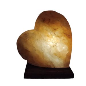 آباژور سنگ نمک طرح قلب
