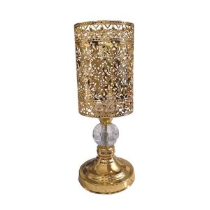 آباژور رومیزی مدل فلزی توری کد 8078